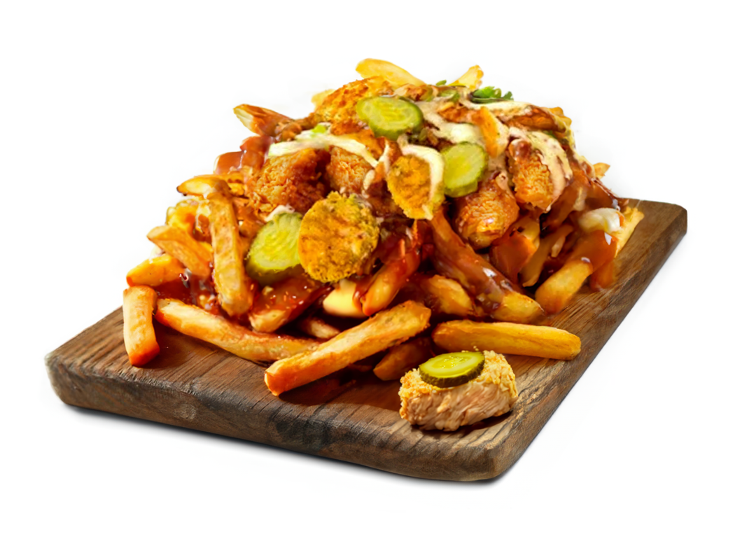 Double Dill-icious Chicken Poutine
