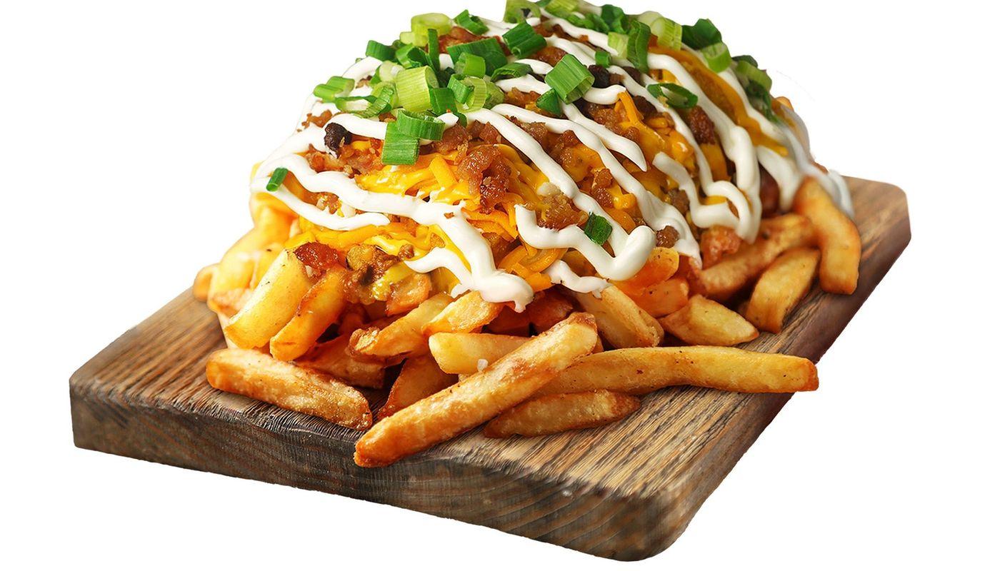 Triple Cheesy Bacon Loaded Fries
