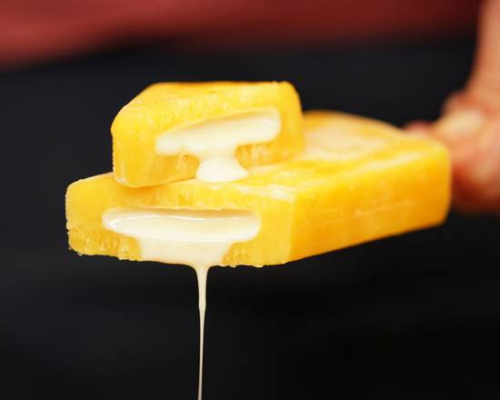 Passion Fruit filled with Condensed Milk
