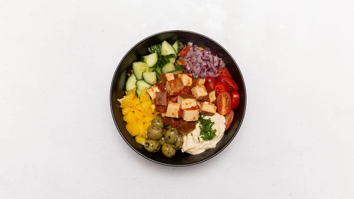 325 Poke s marinovaným tofu