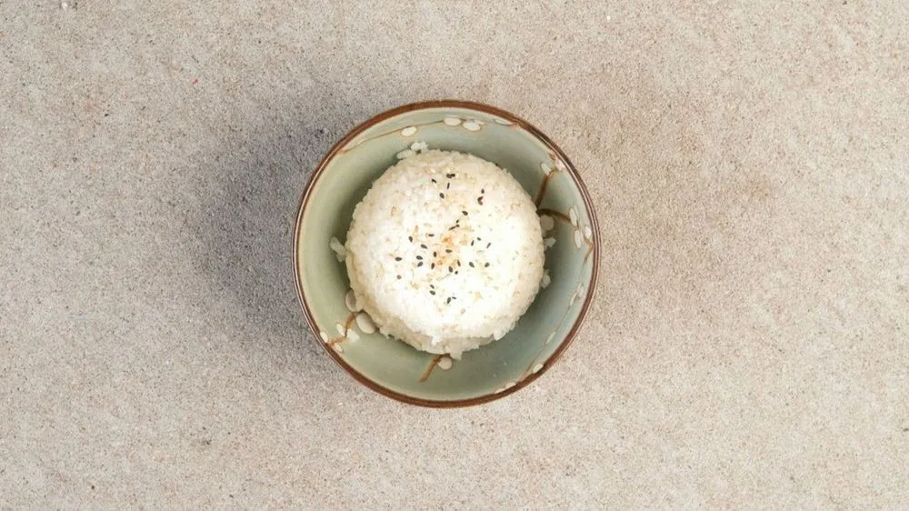 Rice with sesame