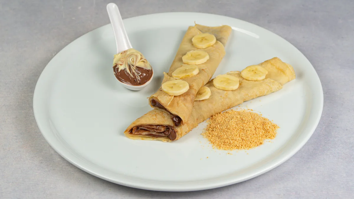 Palačinka eurokrem, plazma, banana