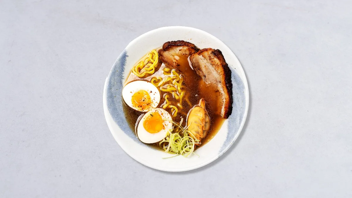 Ramen z boczkiem