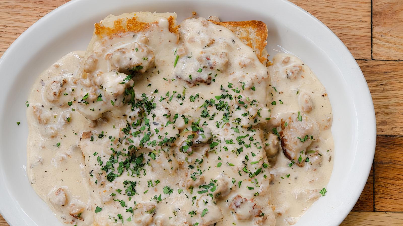 Buttermilk Biscuits
and Sausage Gravy