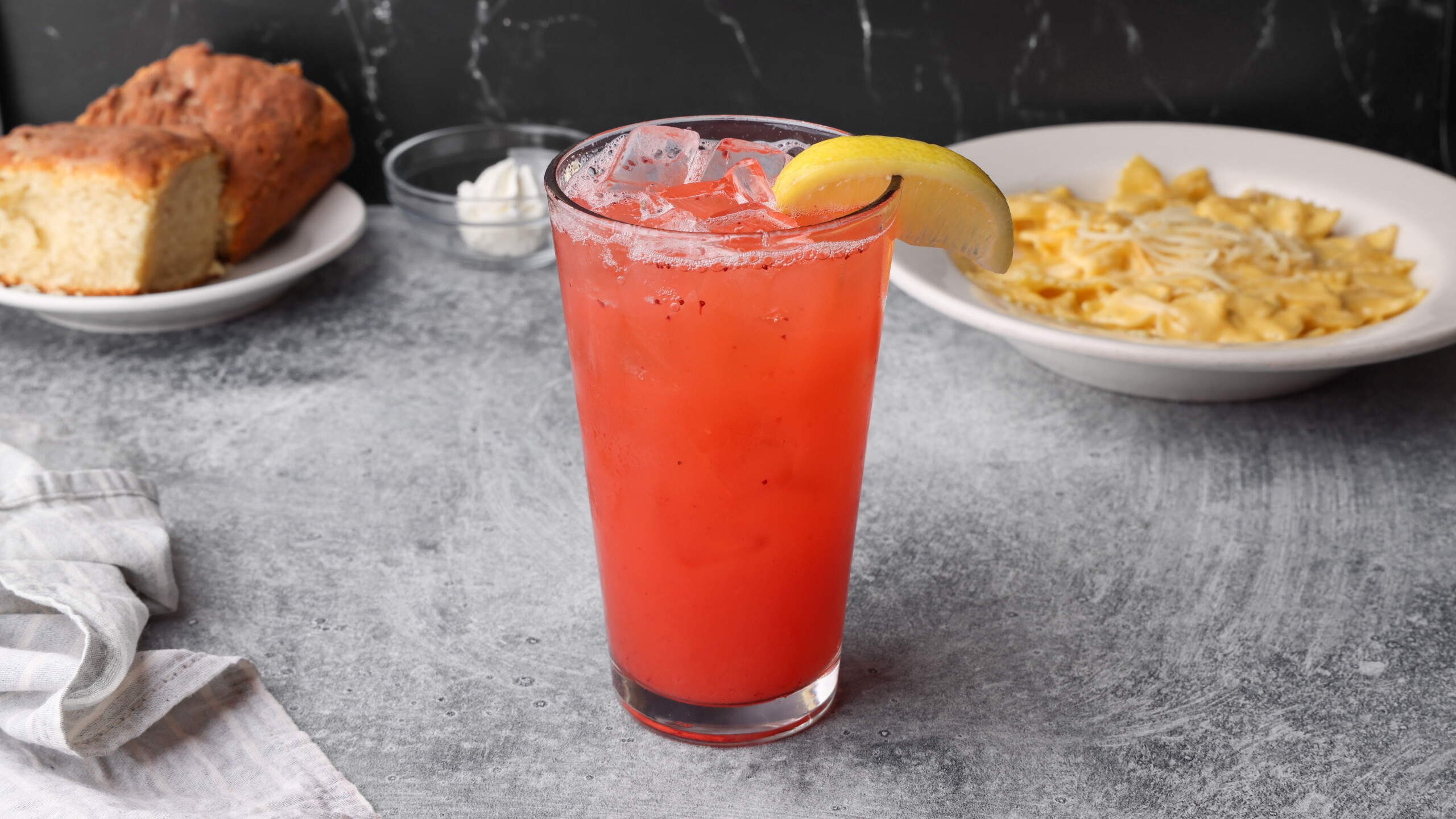 Fresh-Made Strawberry Lemonade