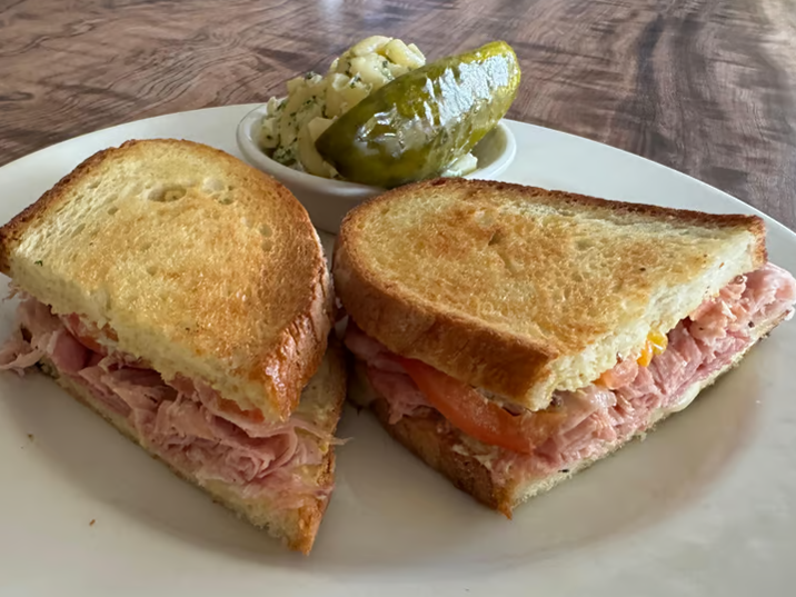 Ham and Swiss Panini
