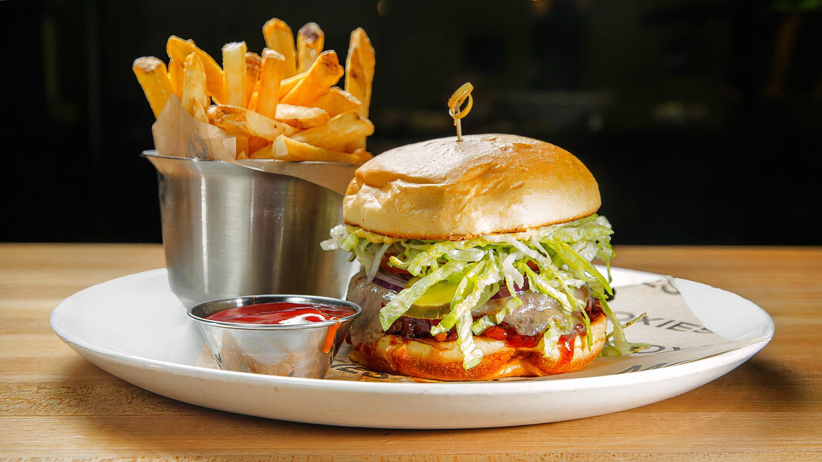 Beyond Meat Burger and Fries