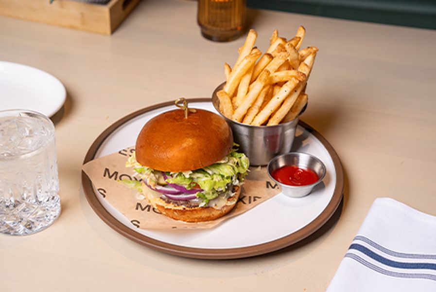 Cheeseburger and Fries