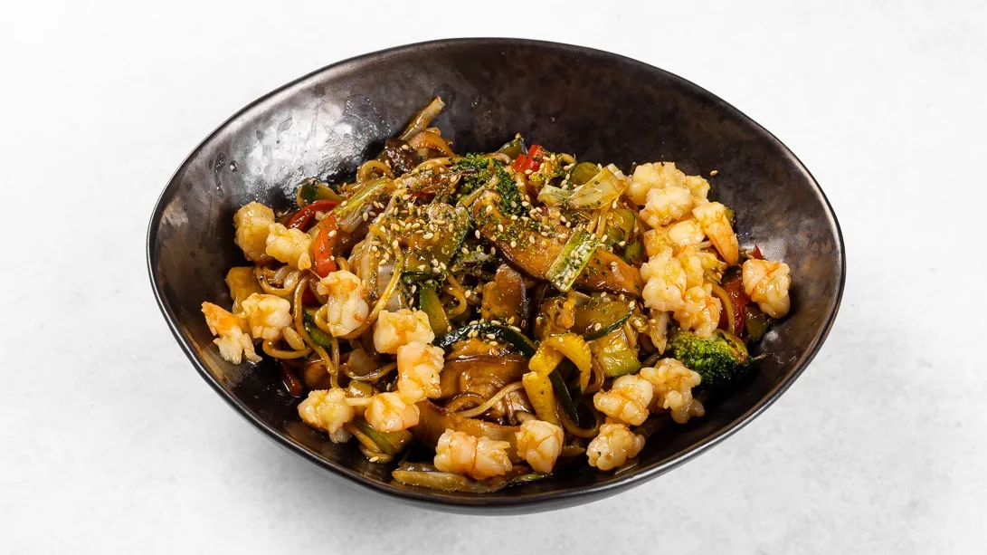 Yakisoba rezanci s kozicami