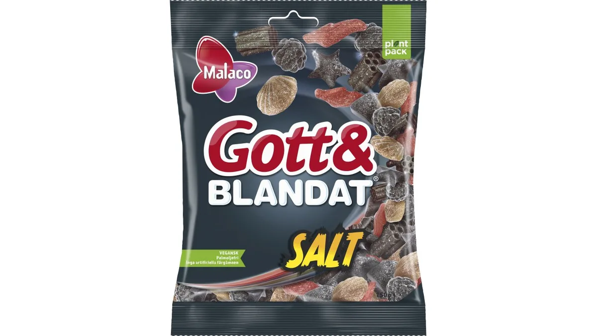 Malaco Gott and Blandat Salt 150 g