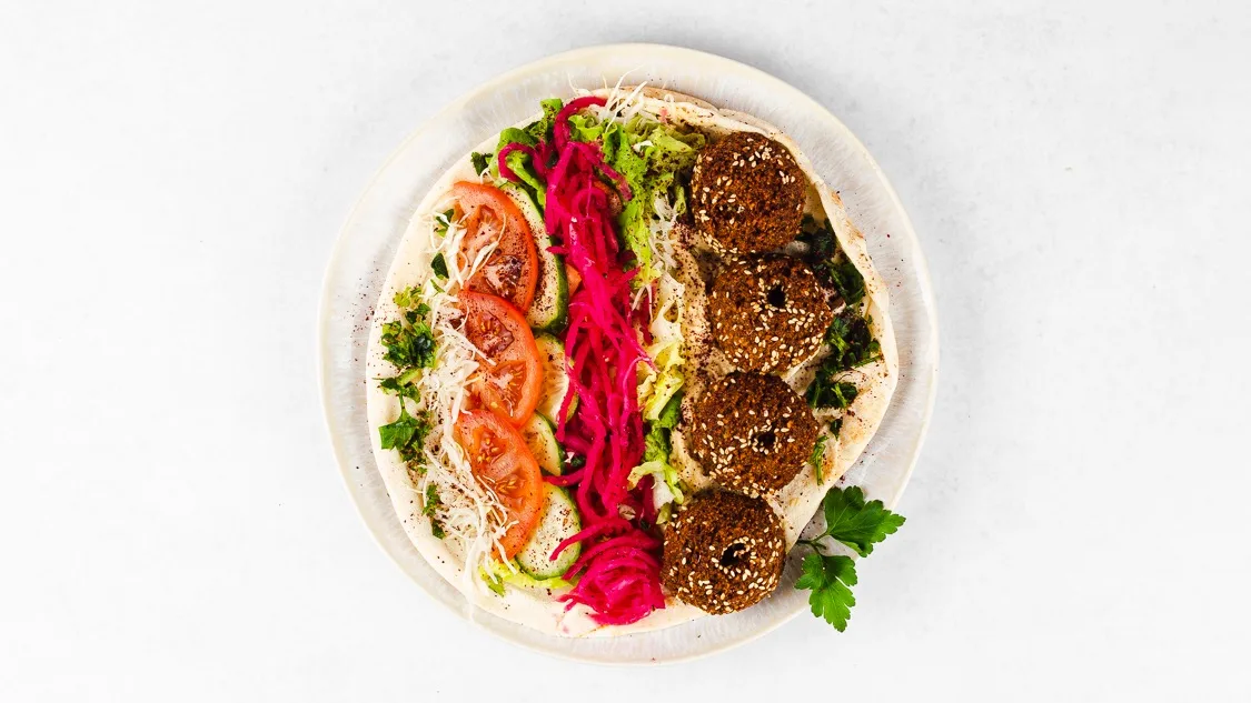 Falafel wrap (veganski) 🌿