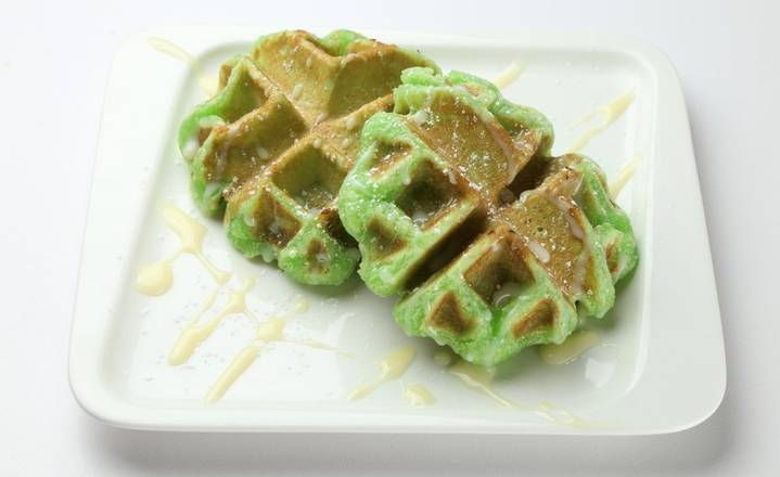 Pandan Mochi Waffle 香蘭华夫饼
