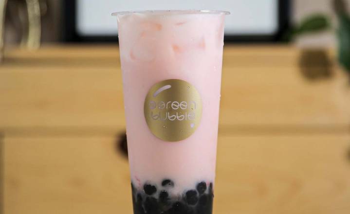 Rose Honey Green Milk Tea