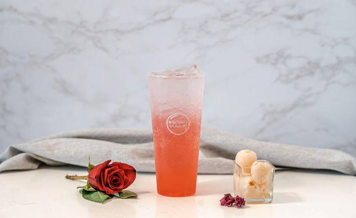 Rose Lychee Fizz