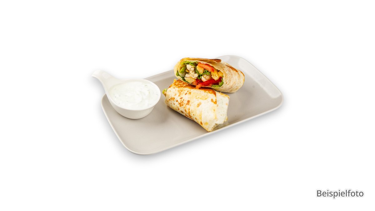 Hähnchen Pita Gyros Menü 6