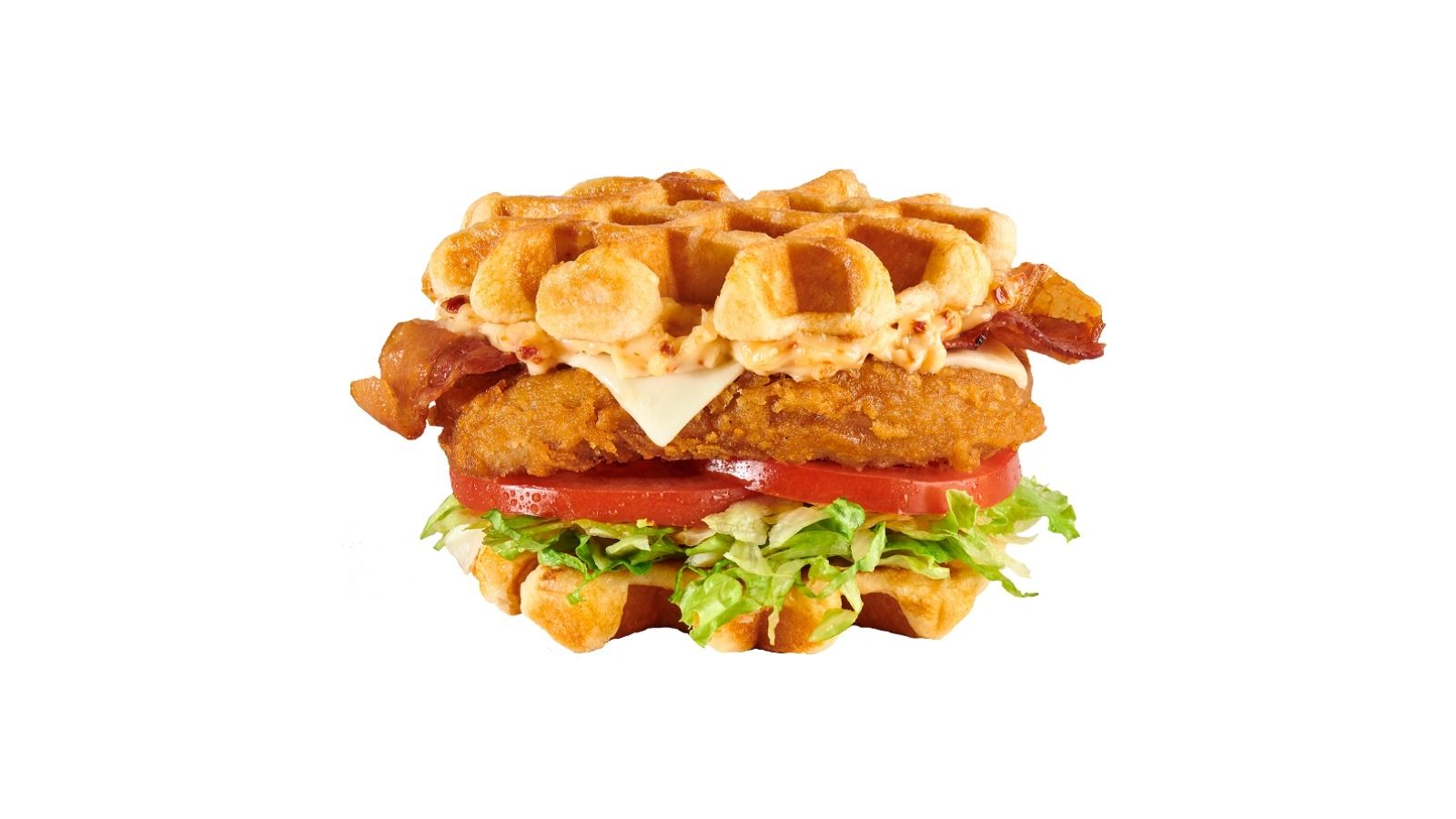 Chicken and Bacon Waffledoodle (717.5 Calories)