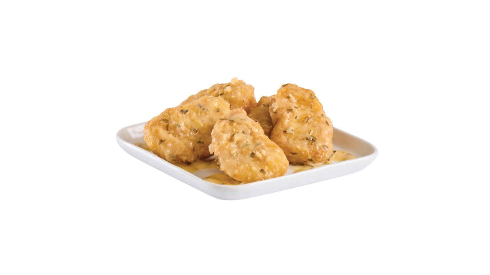 Hero Nuggets - 5pc Garlic Parmesan Sauced Nuggets (529 calories)