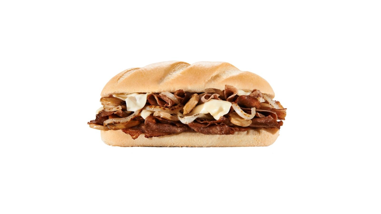 Large Hot buttered Cheesesteak (1306 calories)