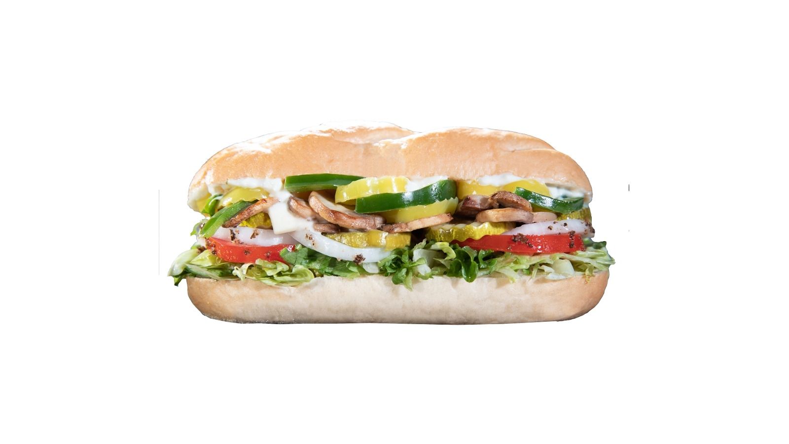 Large Veggie Sub (1026 calories)