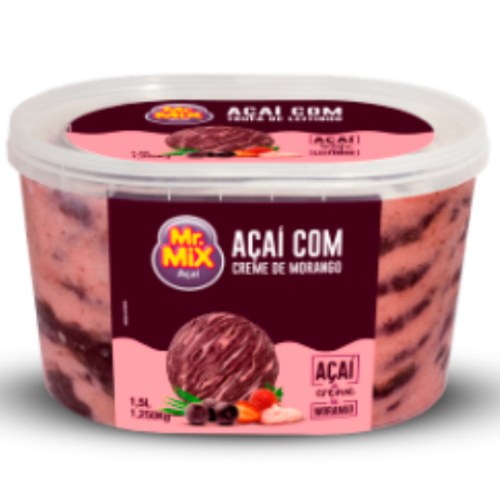 Açaí com Trufa de Morango 1,5l