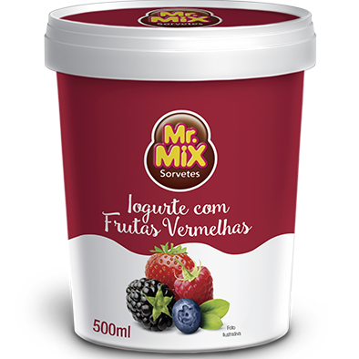 Iogurte com Frutas Vermelhas 500ml