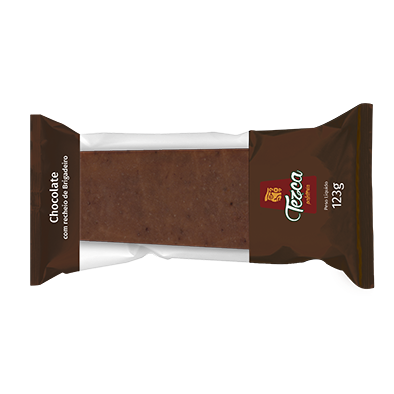 Paleta de chocolate com brigadeiro