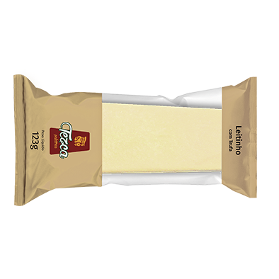 Paleta de leitinho com trufa