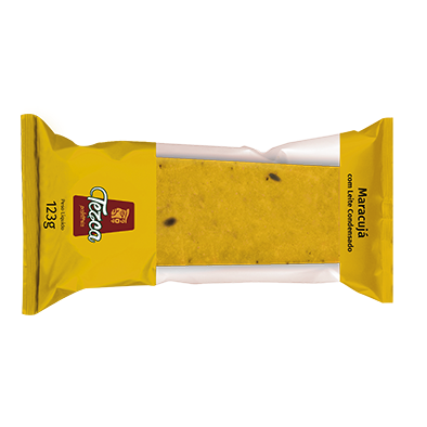 Paleta de maracujá com leite condensado