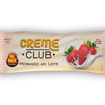 Picolé de Morango ao Leite