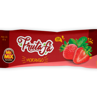 Picolé de Morango