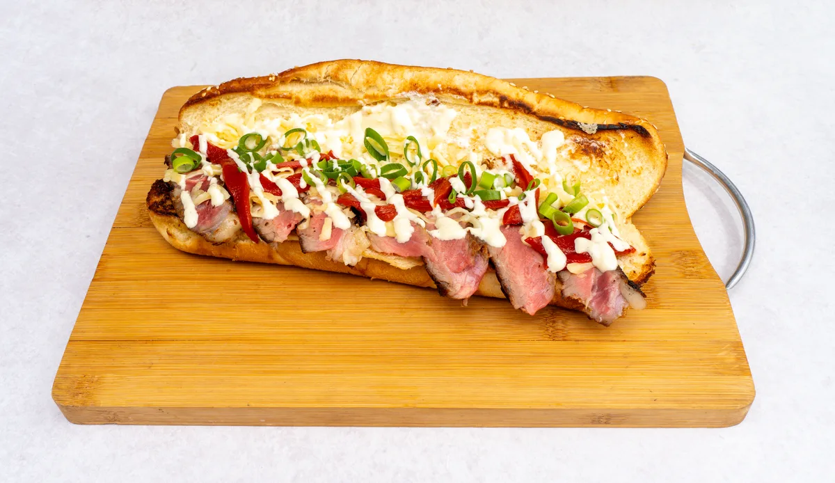 Roasted Peppers Cheesesteak