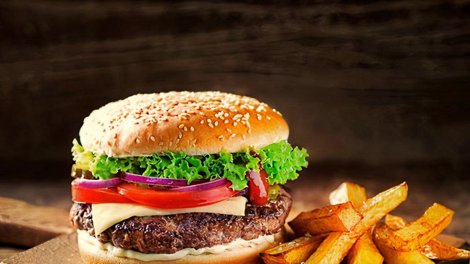 Cheeseburger Platter (Charcoal)
