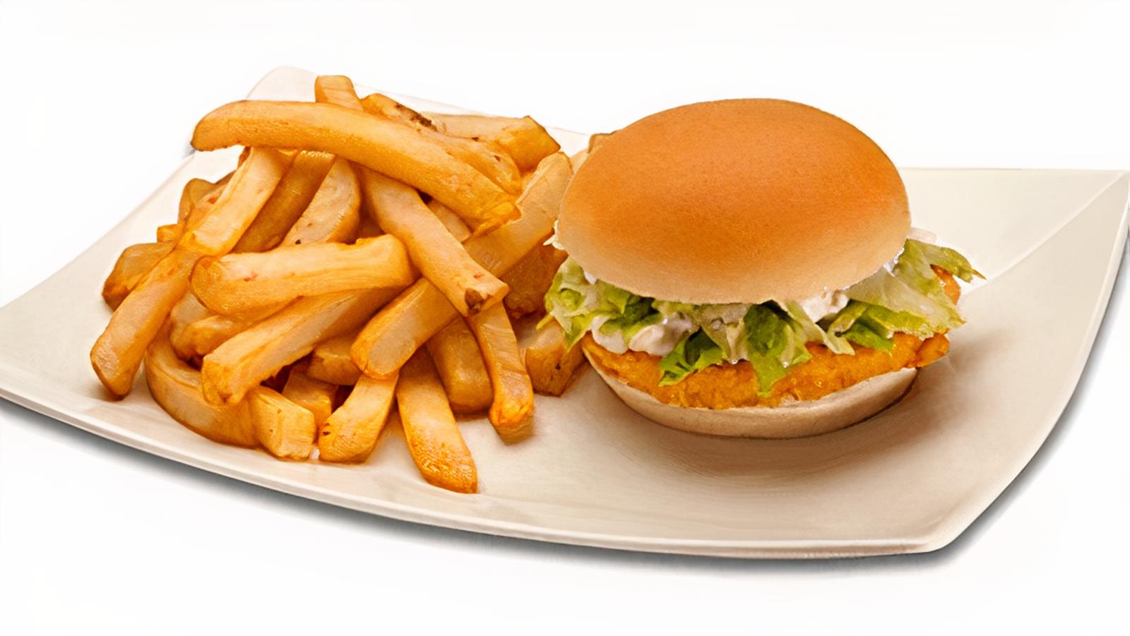 Chicken Burger Platter