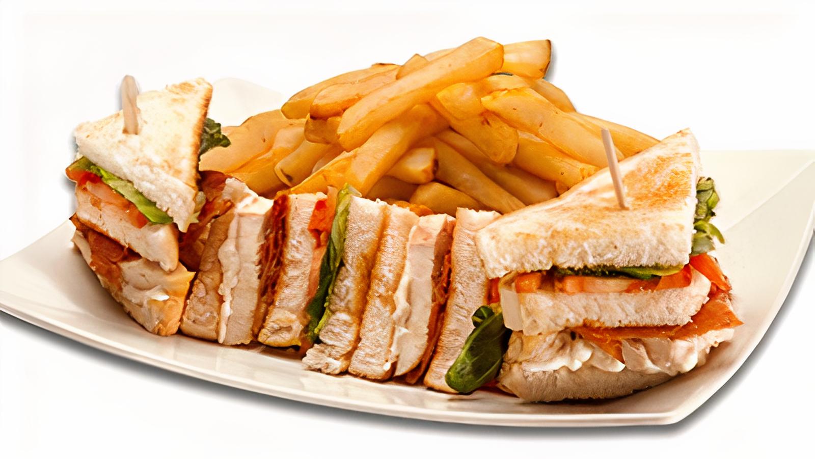 Chicken Club Sandwich Platter