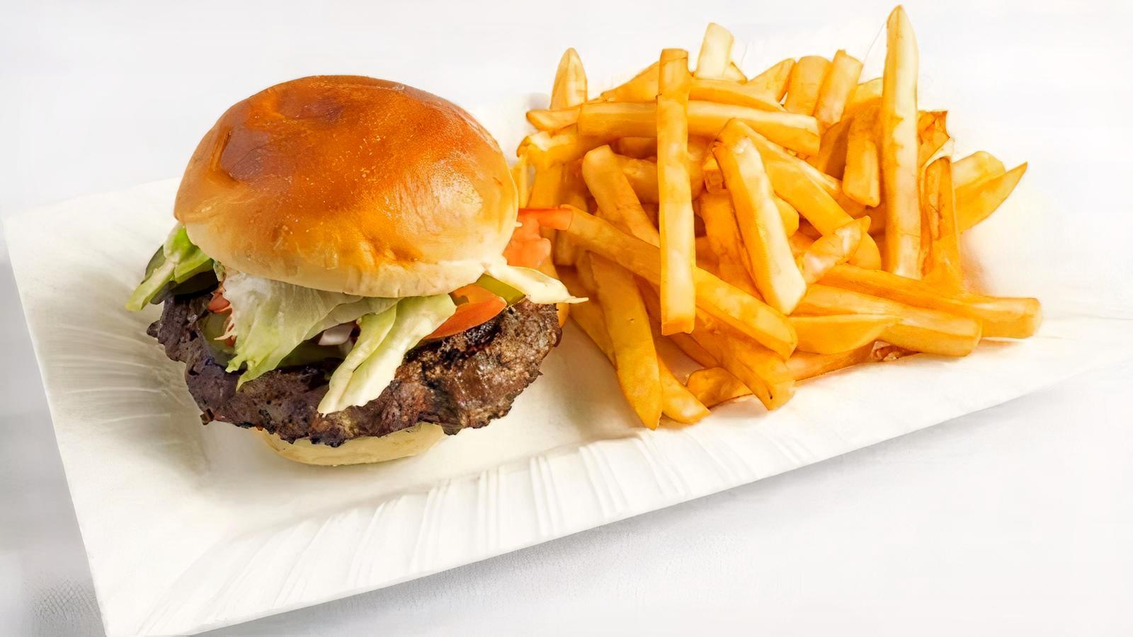 Hamburger Platter (Charcoal)