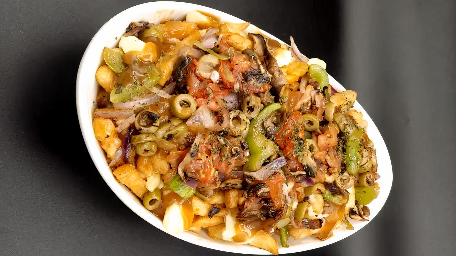 Veggie Me Up Poutine