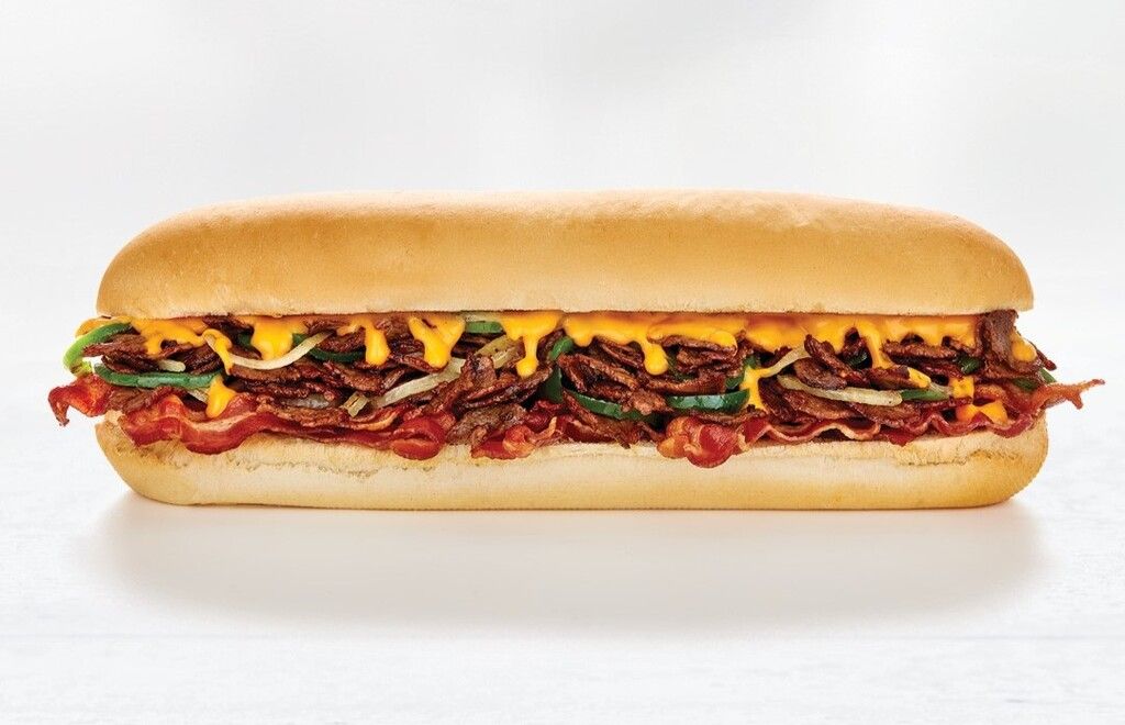 Small Queso and Bacon Cheesesteak / QUESO and BACON CHEESESTEAK - SMALL