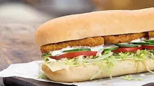 Small Spicy Breaded Chicken Sub