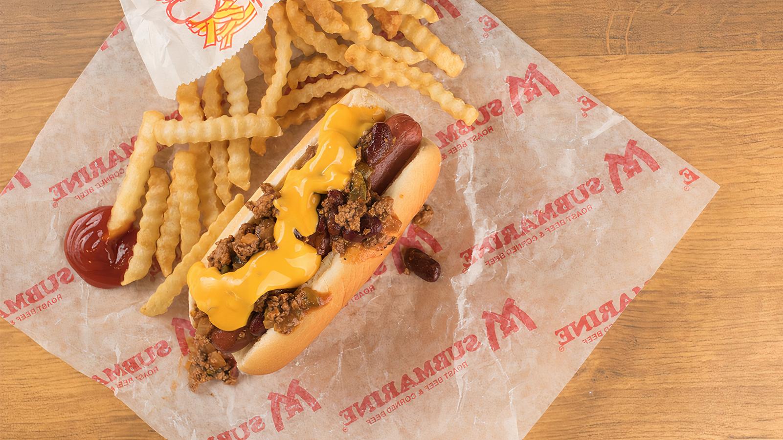 Chili Cheese Dog w/Fries