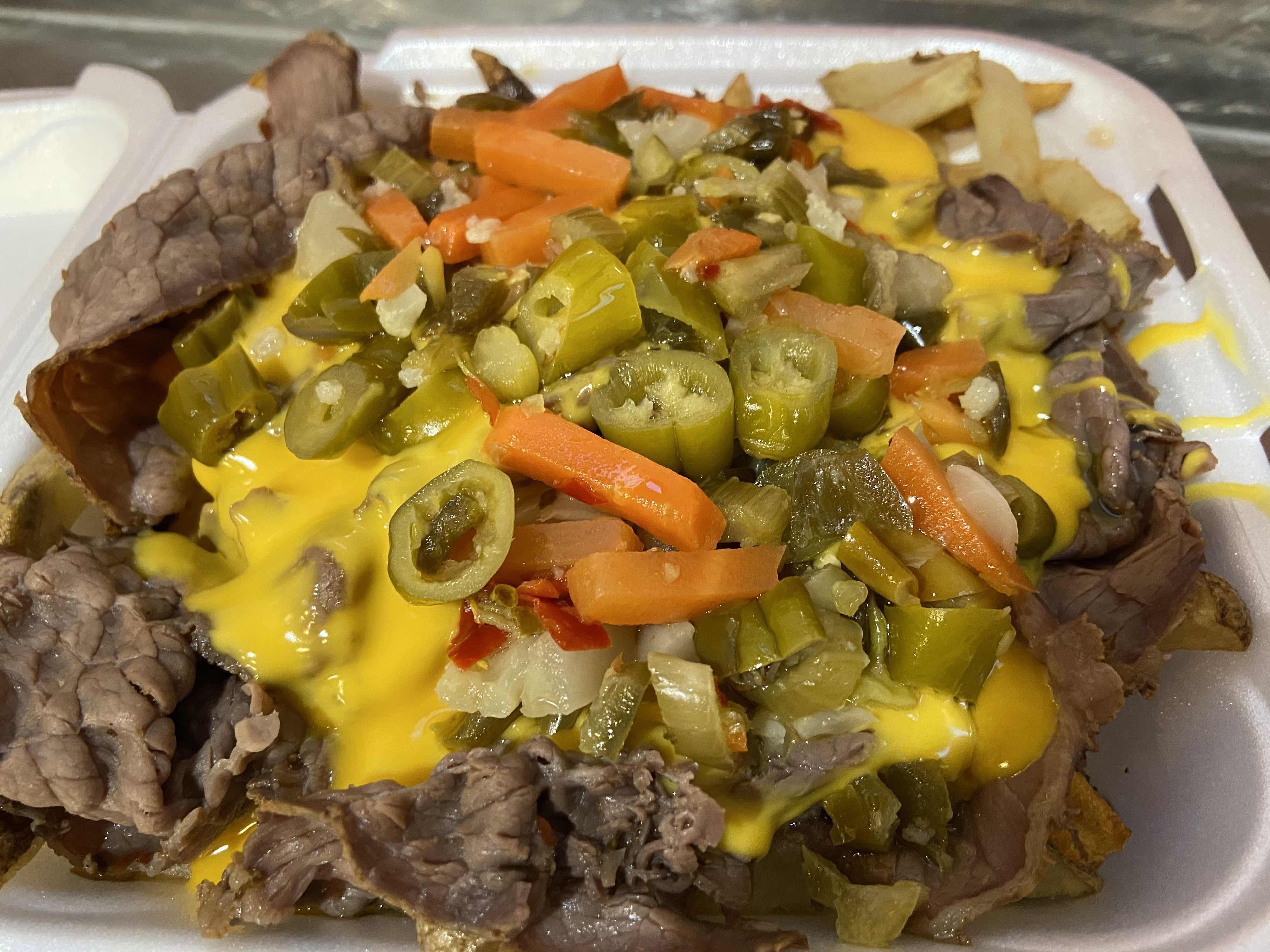 Italian Beef Cheese Fries