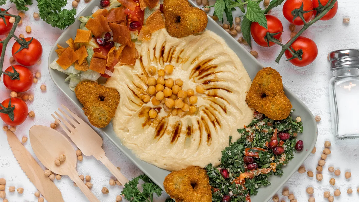 Classic Falafel-Teller