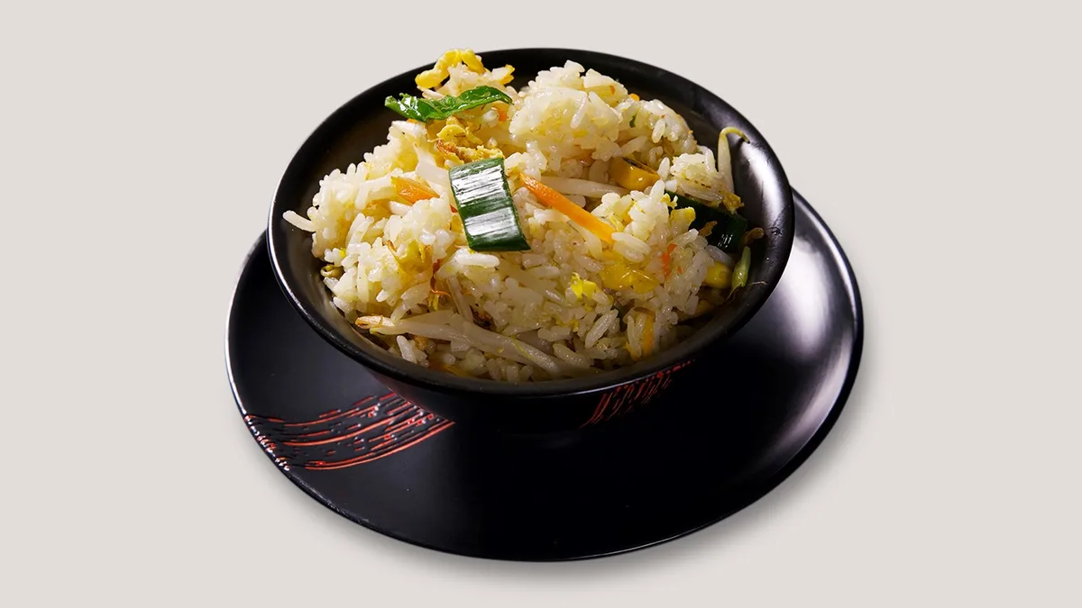 Portion gebratener Reis