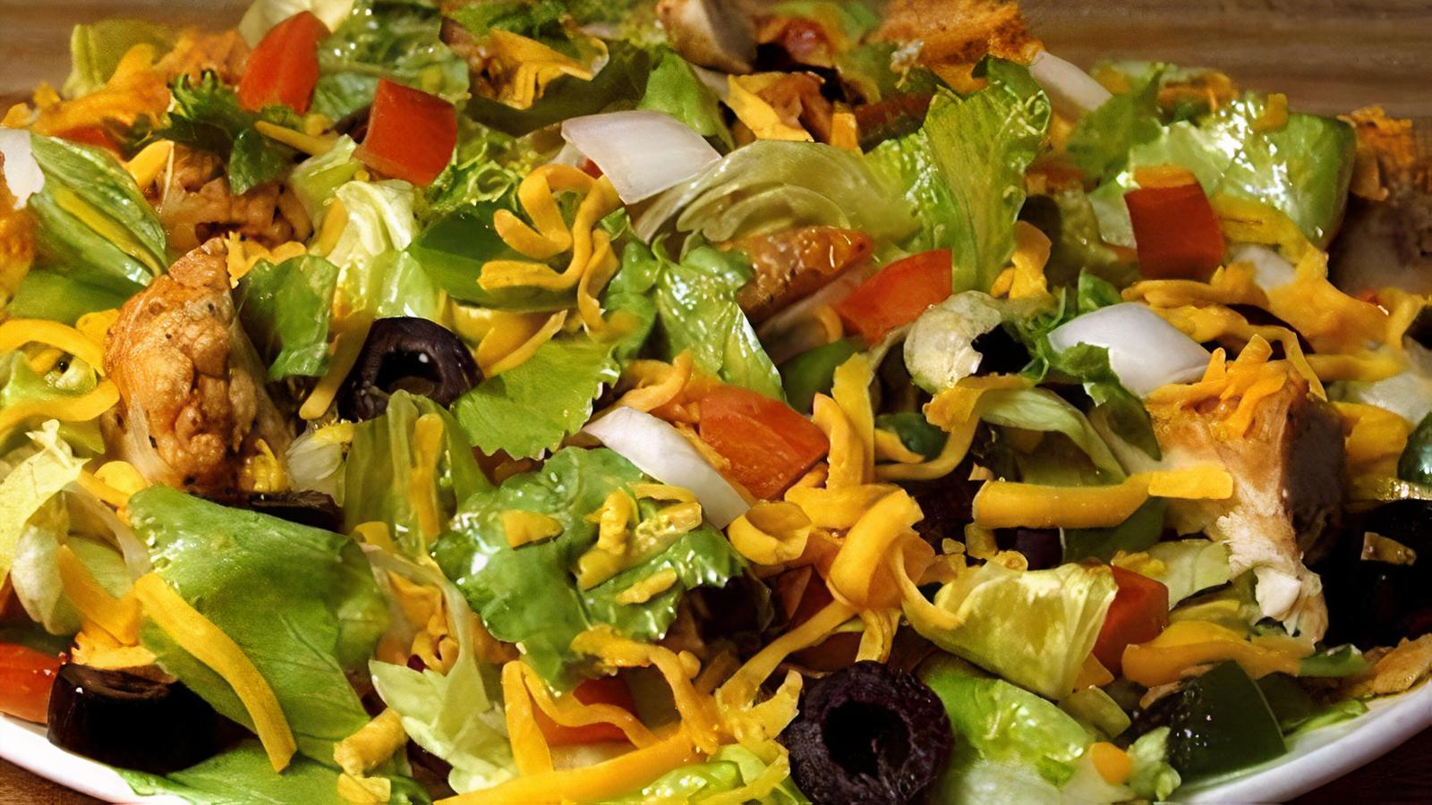Chicken Nuggets Salad (Half)