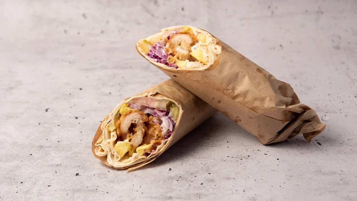 Τορτίγια με Chicken Zinger