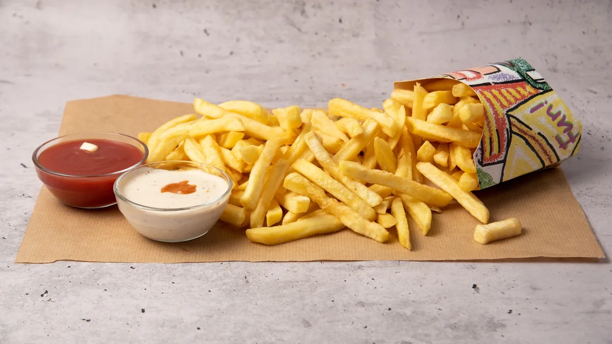 Plane French Fries Large