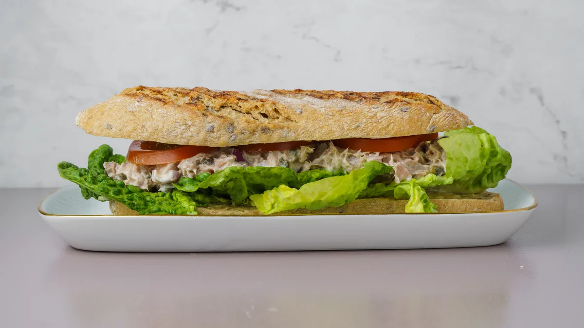 Sandwich med tunmousse