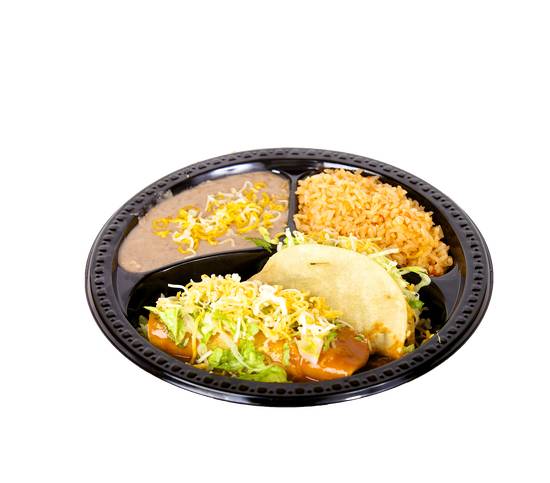Combo #5 (Beef Taco and Enchilada)
