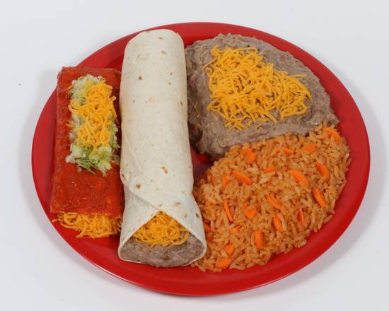 Combo #6 (Bean Burrito and Enchilada)