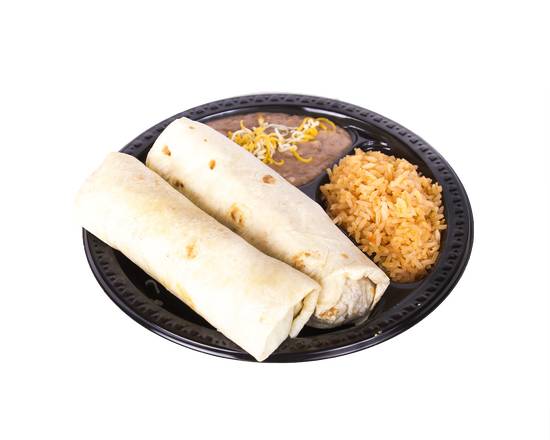 Combo #7 (Two Shredded Beef Burritos)