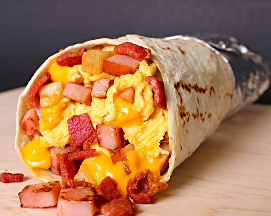 Double Meat Breakfast Burrito